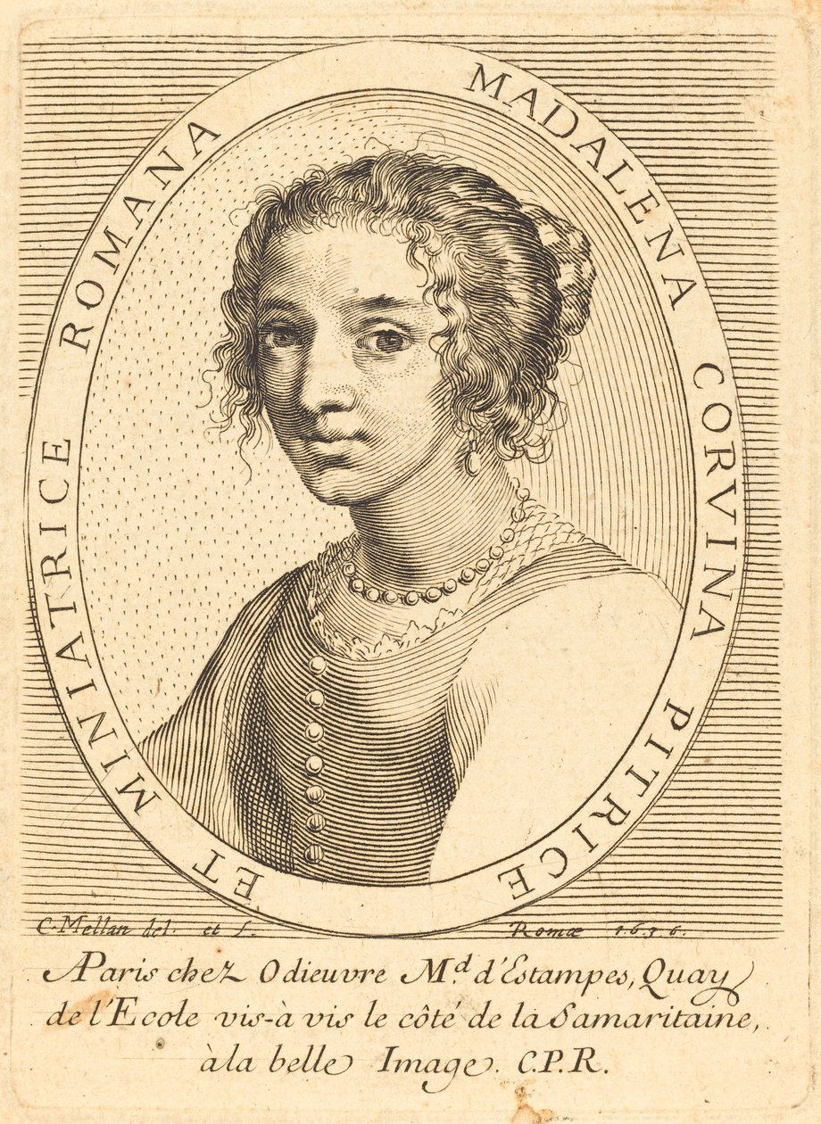 Maddalena Corvina alkotó: Claude Mellan