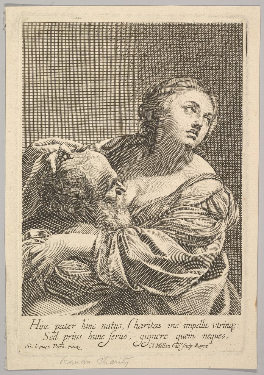 Roman Charity Roman Charity. alkotó: Claude Mellan