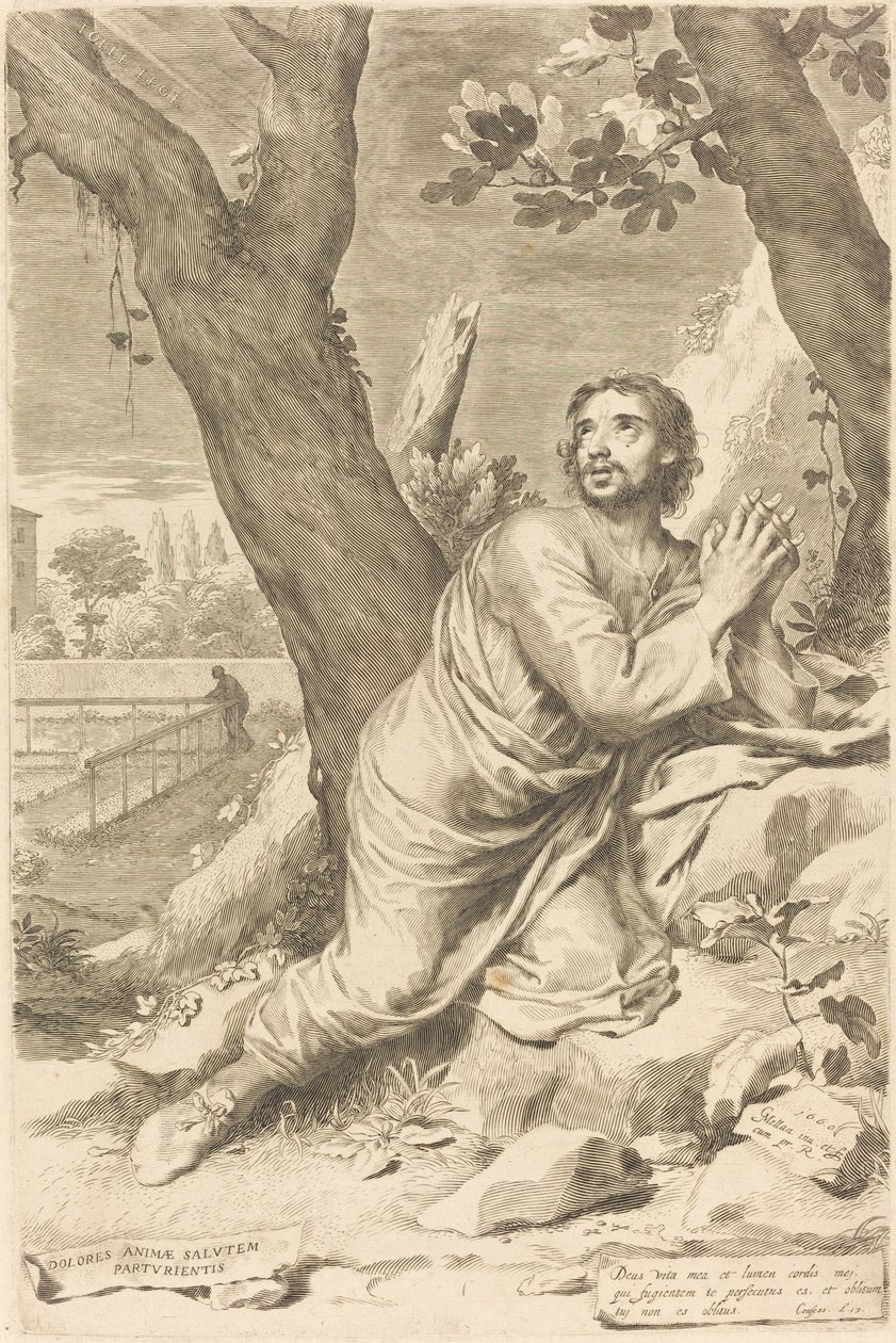Szent Ágoston alkotó: Claude Mellan