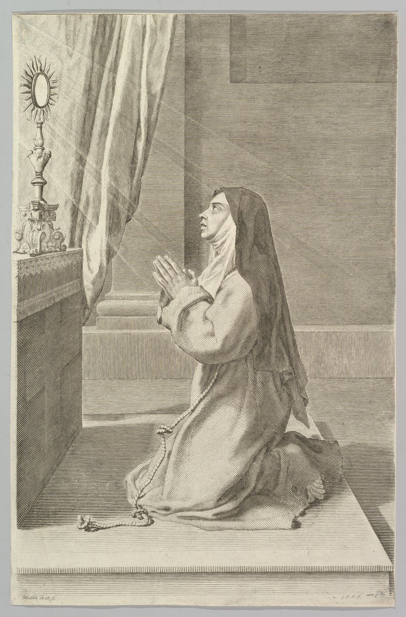 St. Claire, 1667. alkotó: Claude Mellan