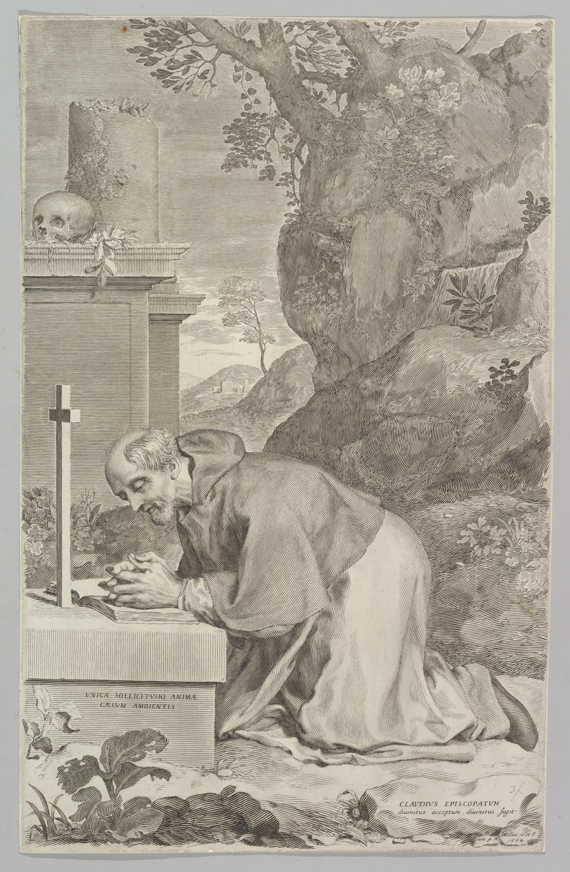 St. Claude, 1664. alkotó: Claude Mellan