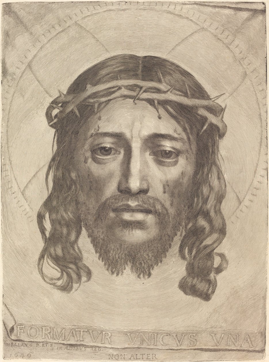 Szent Veronika lepel alkotó: Claude Mellan