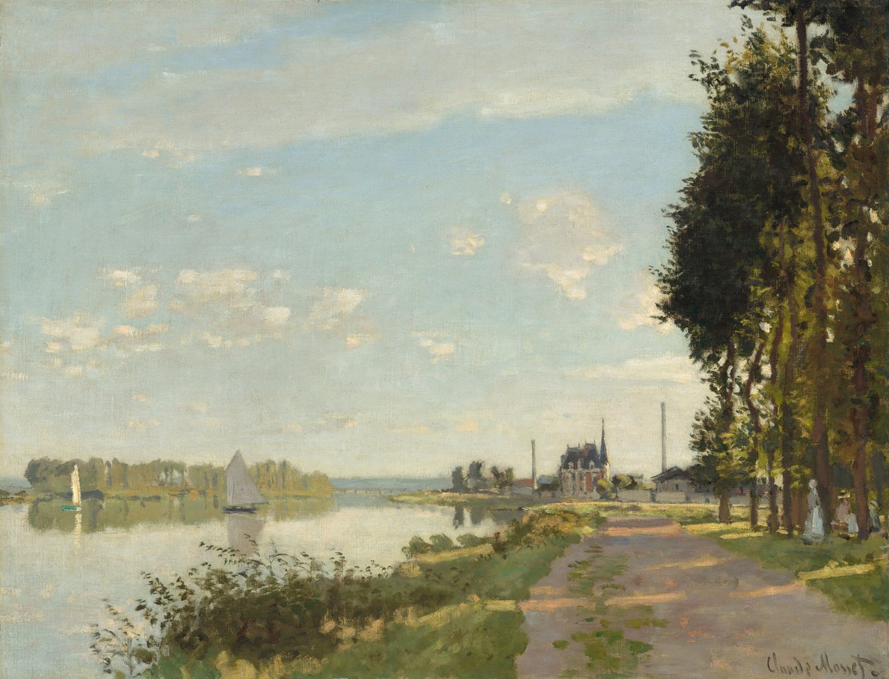 Argenteuil, c. 1872. alkotó: Claude Monet