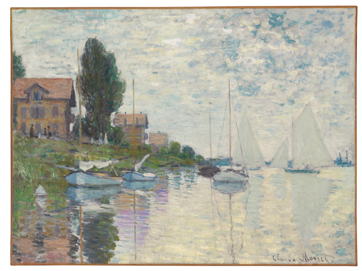 Petit-Gennevilliersben, 1874 alkotó: Claude Monet
