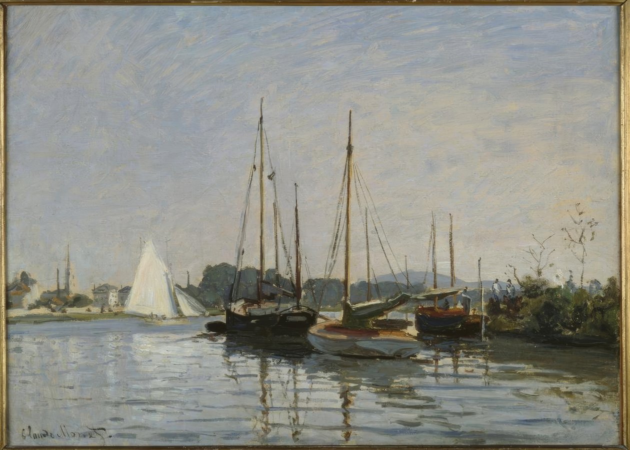 Szabadidő-hajók, Argenteuil alkotó: Claude Monet