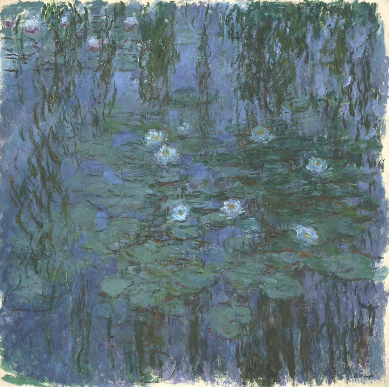 Kék nimfeák alkotó: Claude Monet