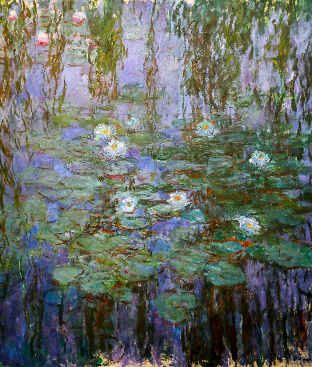 Kék tavirózsa (részlet) alkotó: Claude Monet