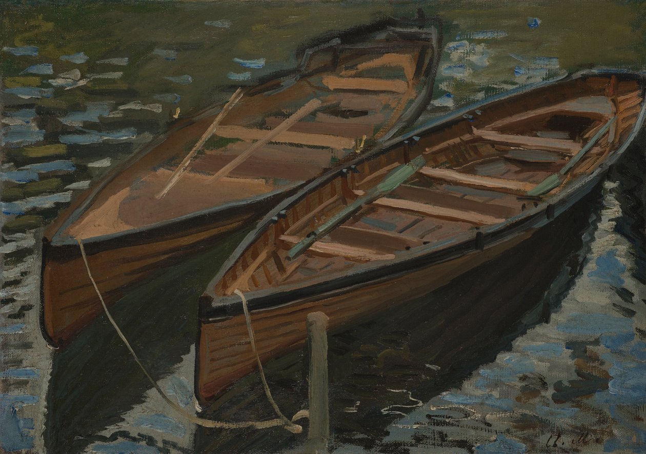 Csónakok alkotó: Claude Monet