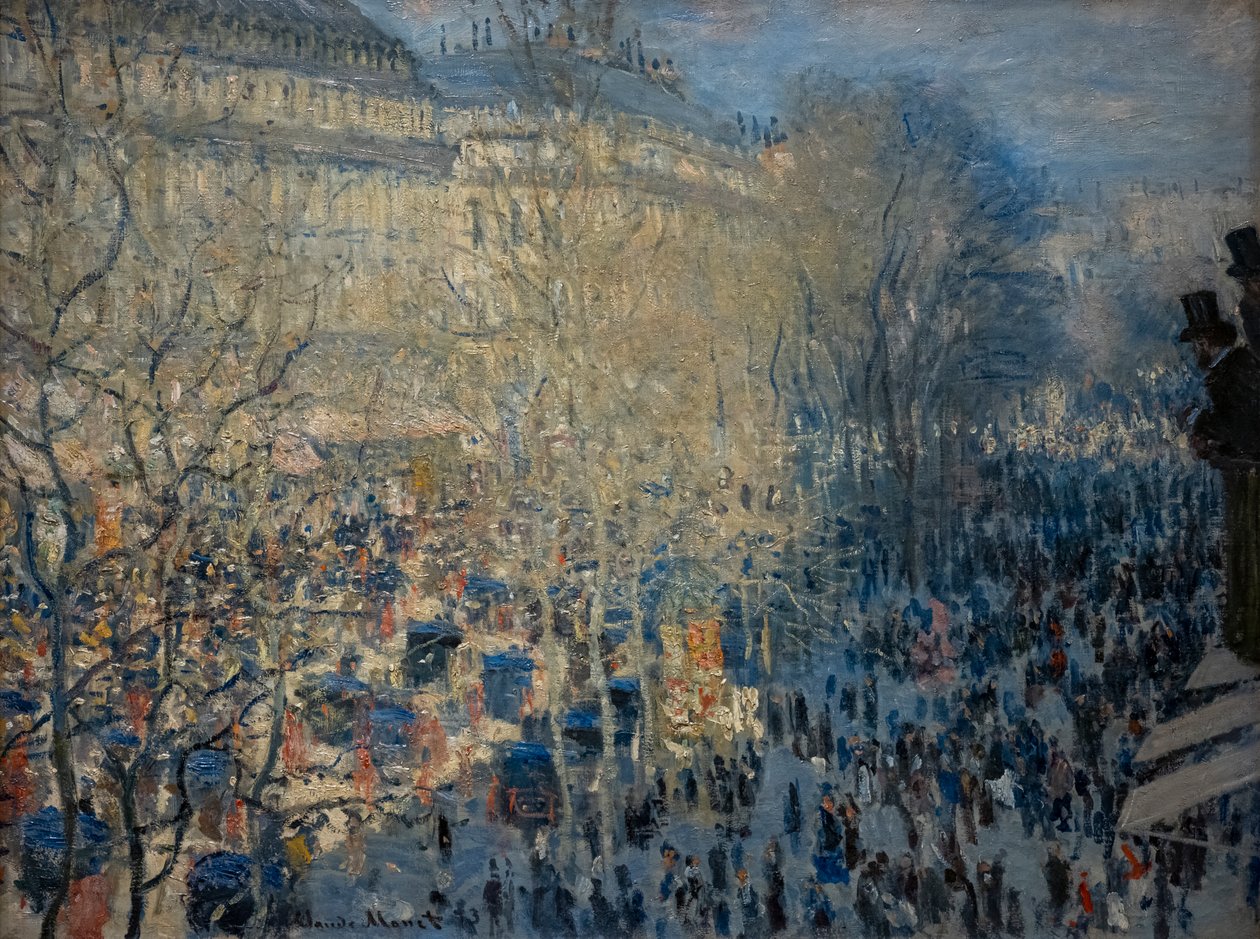 Boulevard des Capucines Párizsban alkotó: Claude Monet