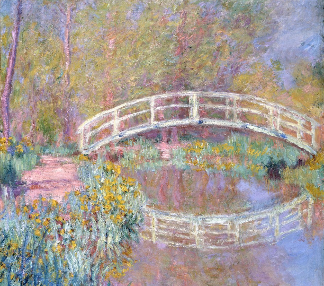 Híd Monet kertjében, 1895-96 alkotó: Claude Monet