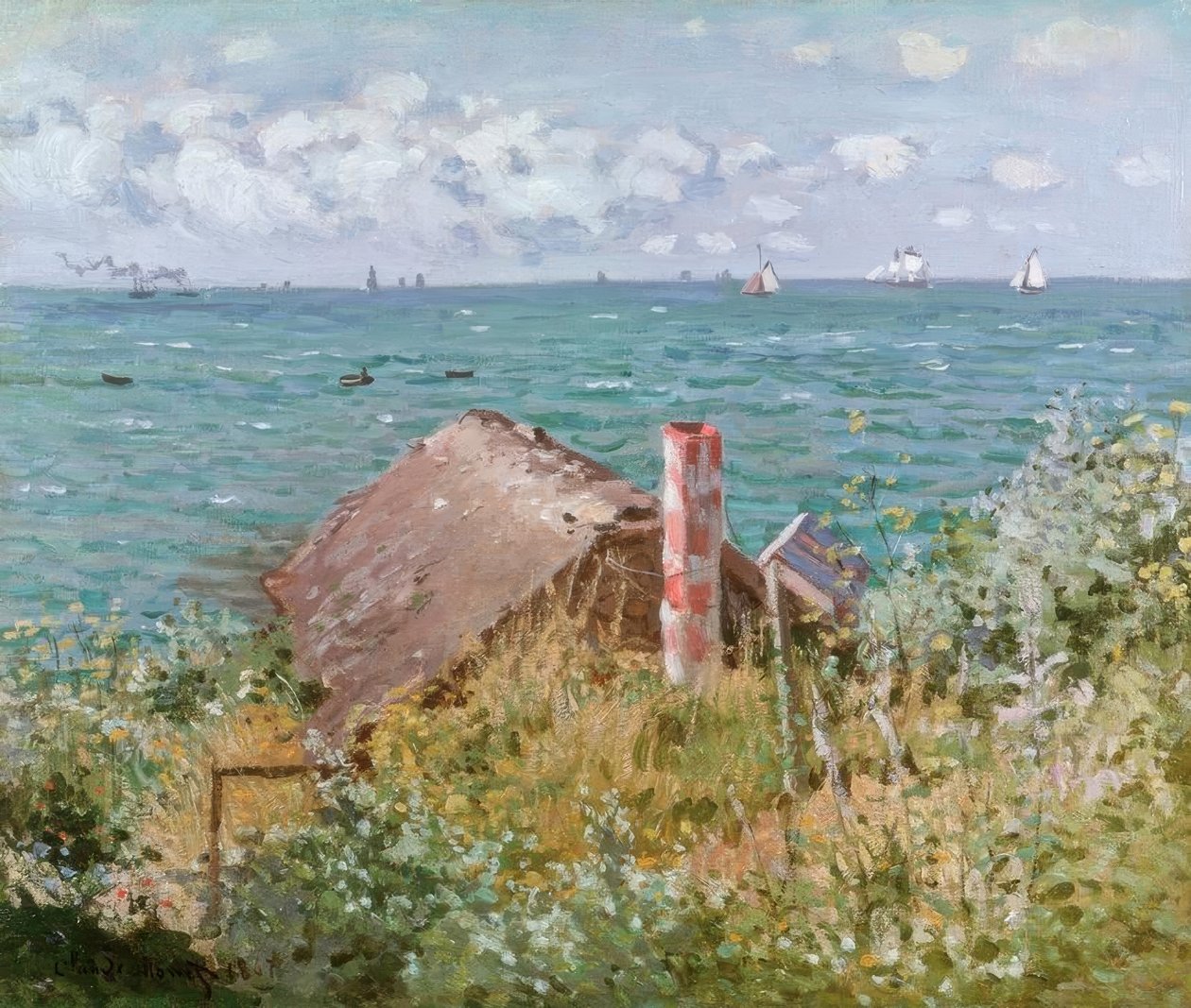 Kabin Sainte-Adresse-ben alkotó: Claude Monet