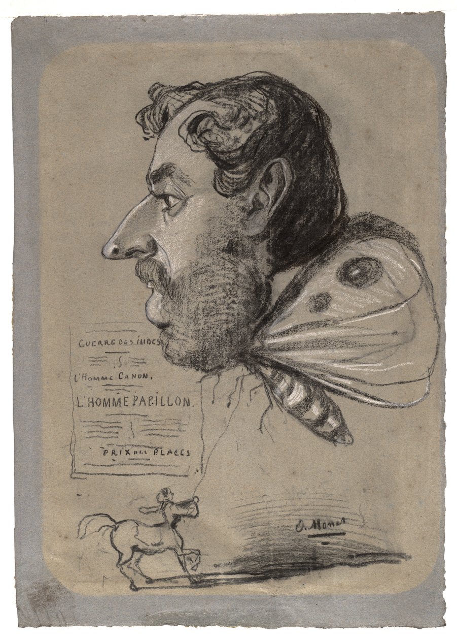 Jules Didier karikatúrája alkotó: Claude Monet