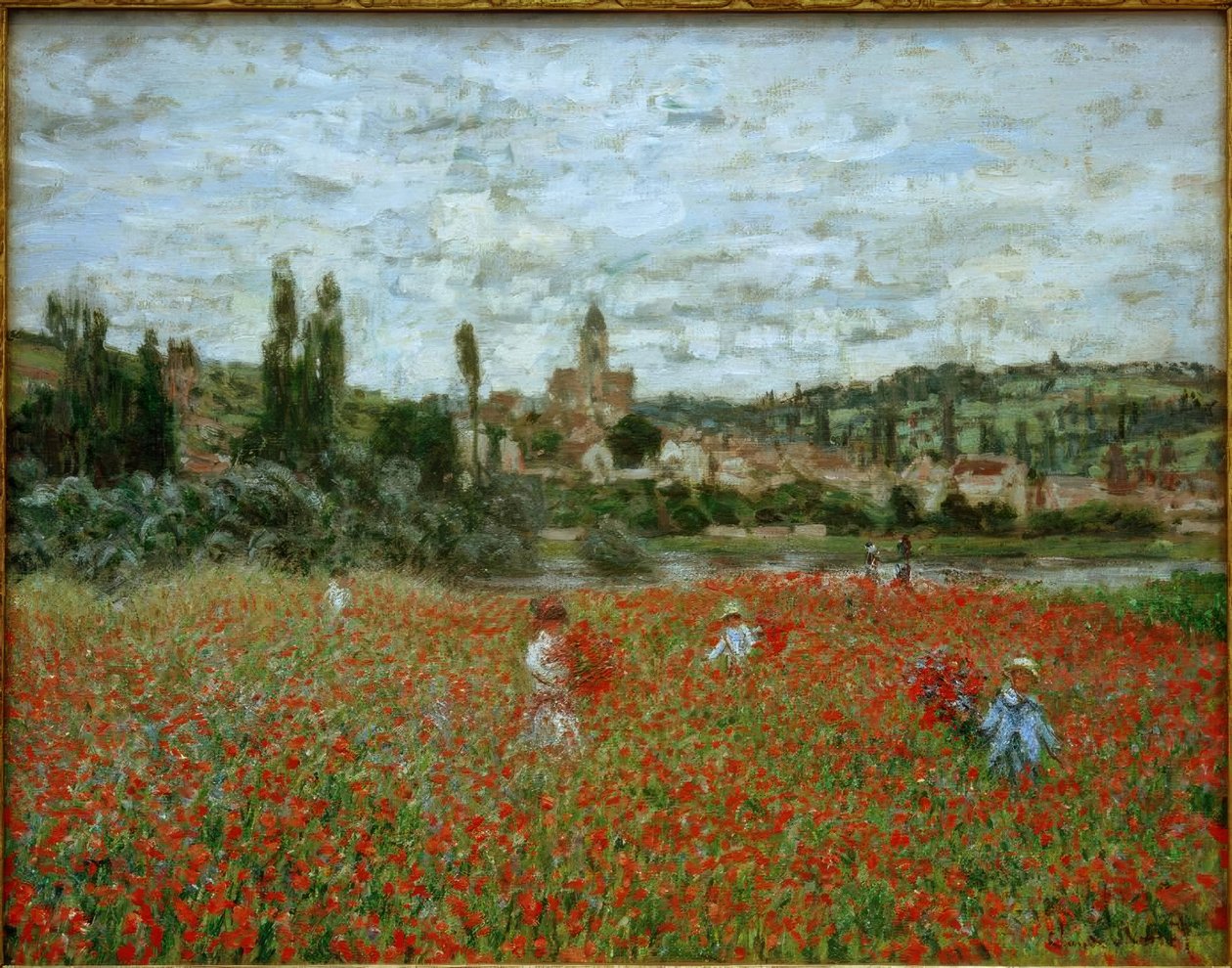 Mákföld Vétheuil közelében alkotó: Claude Monet