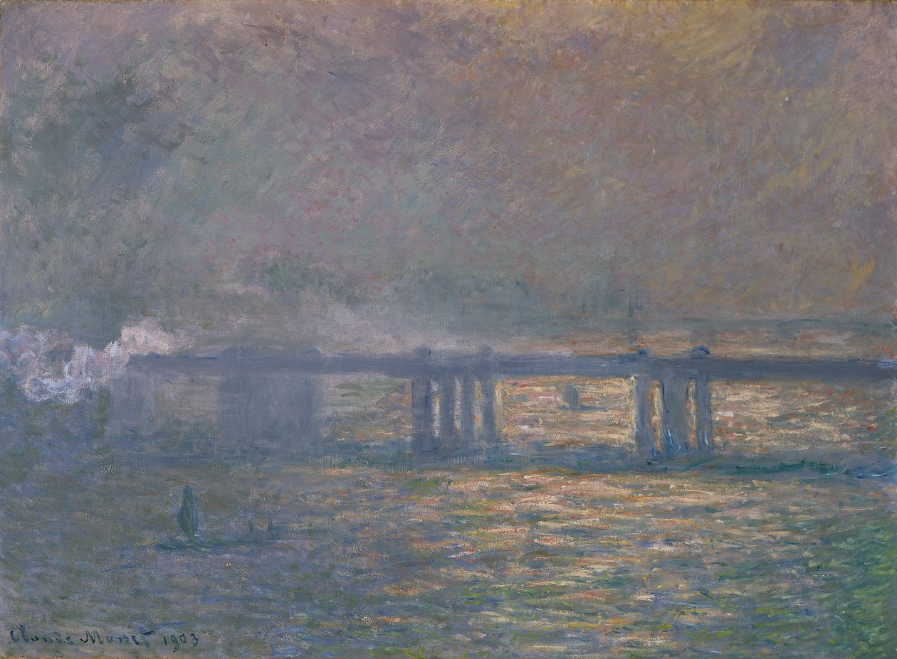 Charing Cross híd alkotó: Claude Monet