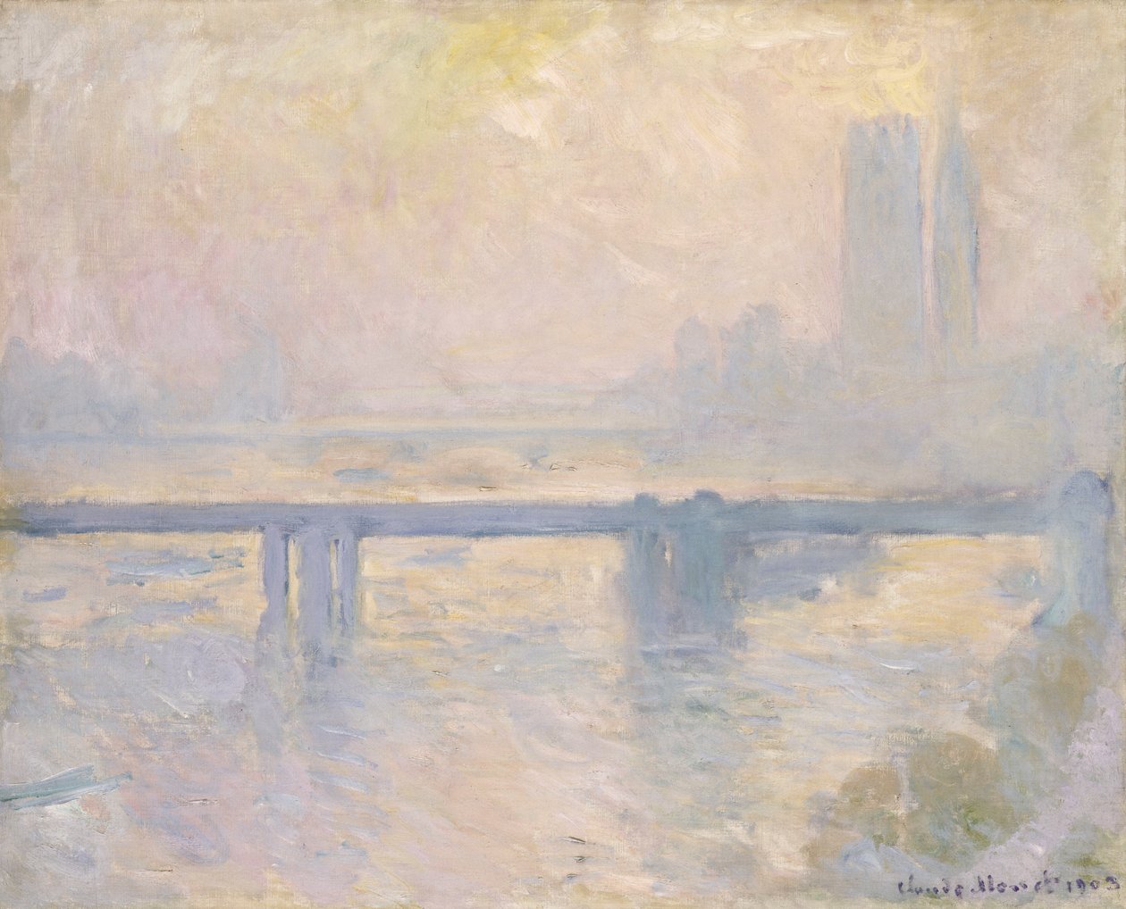 Charing Cross híd, 1899 alkotó: Claude Monet