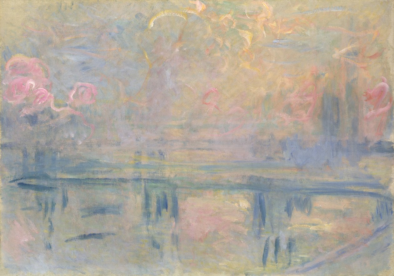 Charing Cross Bridge, 1900 körül (olaj, vászon) alkotó: Claude Monet