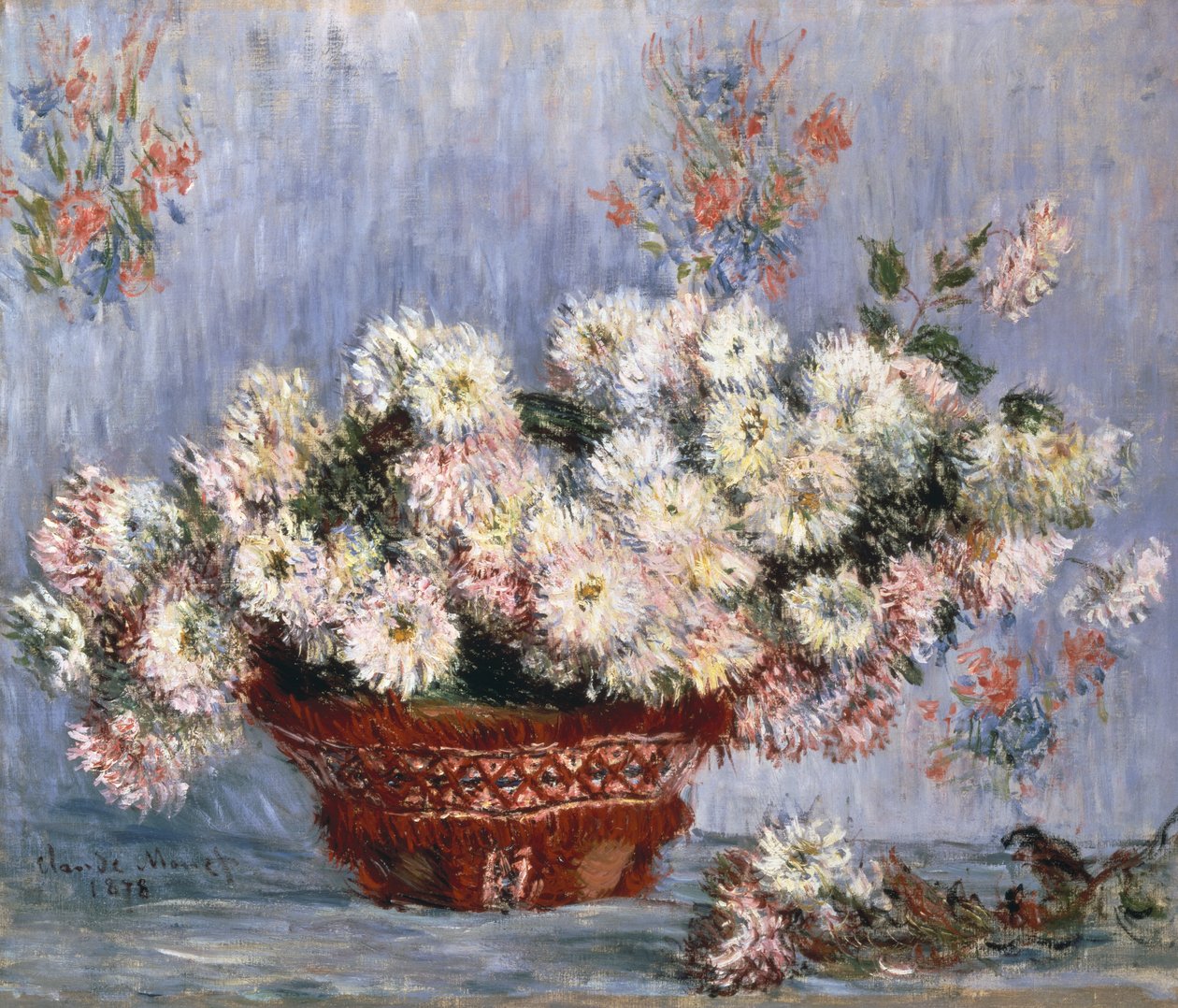 Krizantémok, 1878 alkotó: Claude Monet