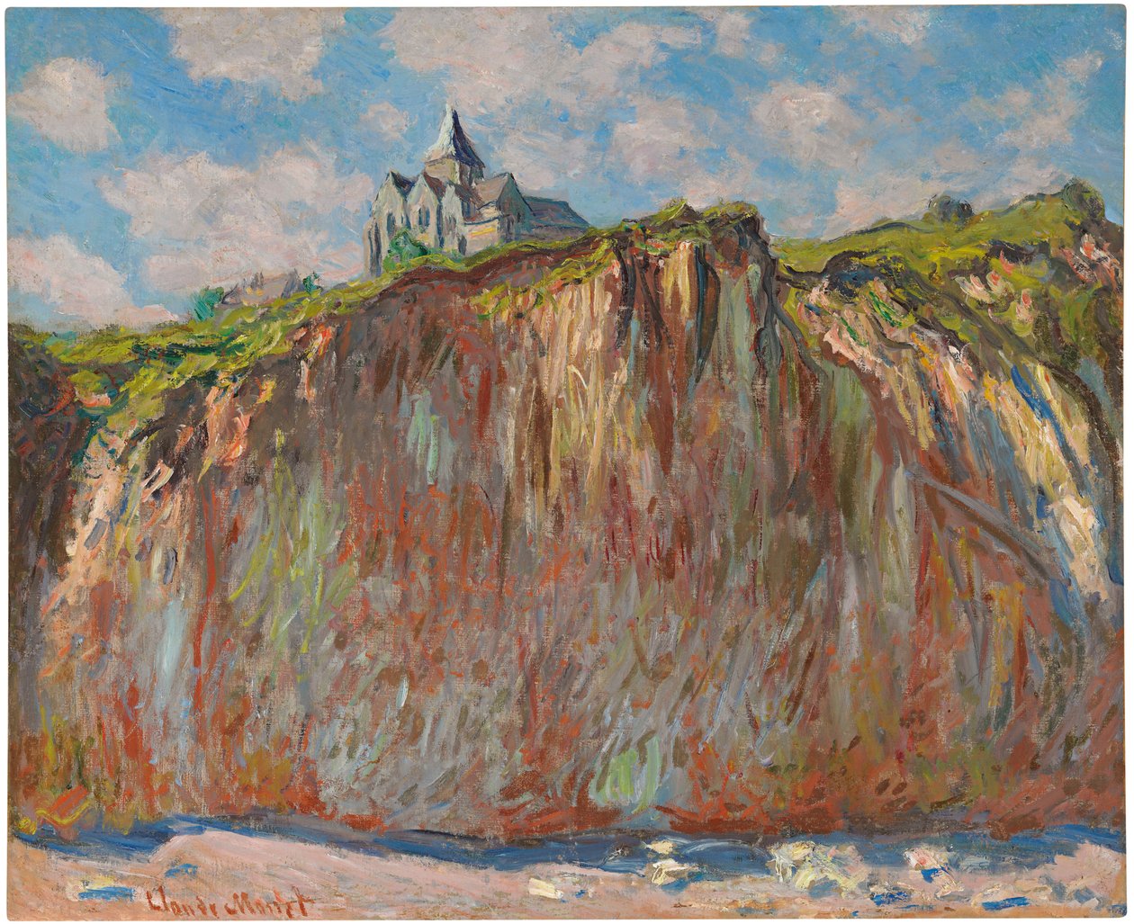 Varengeville-i templom, Morning Effect, 1882 alkotó: Claude Monet