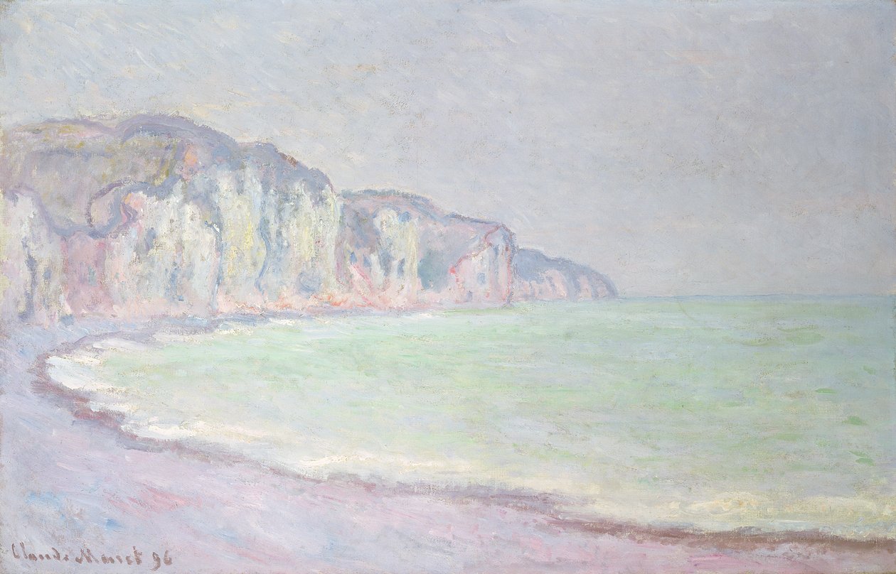 Cliffs at Pourville, 1896 alkotó: Claude Monet