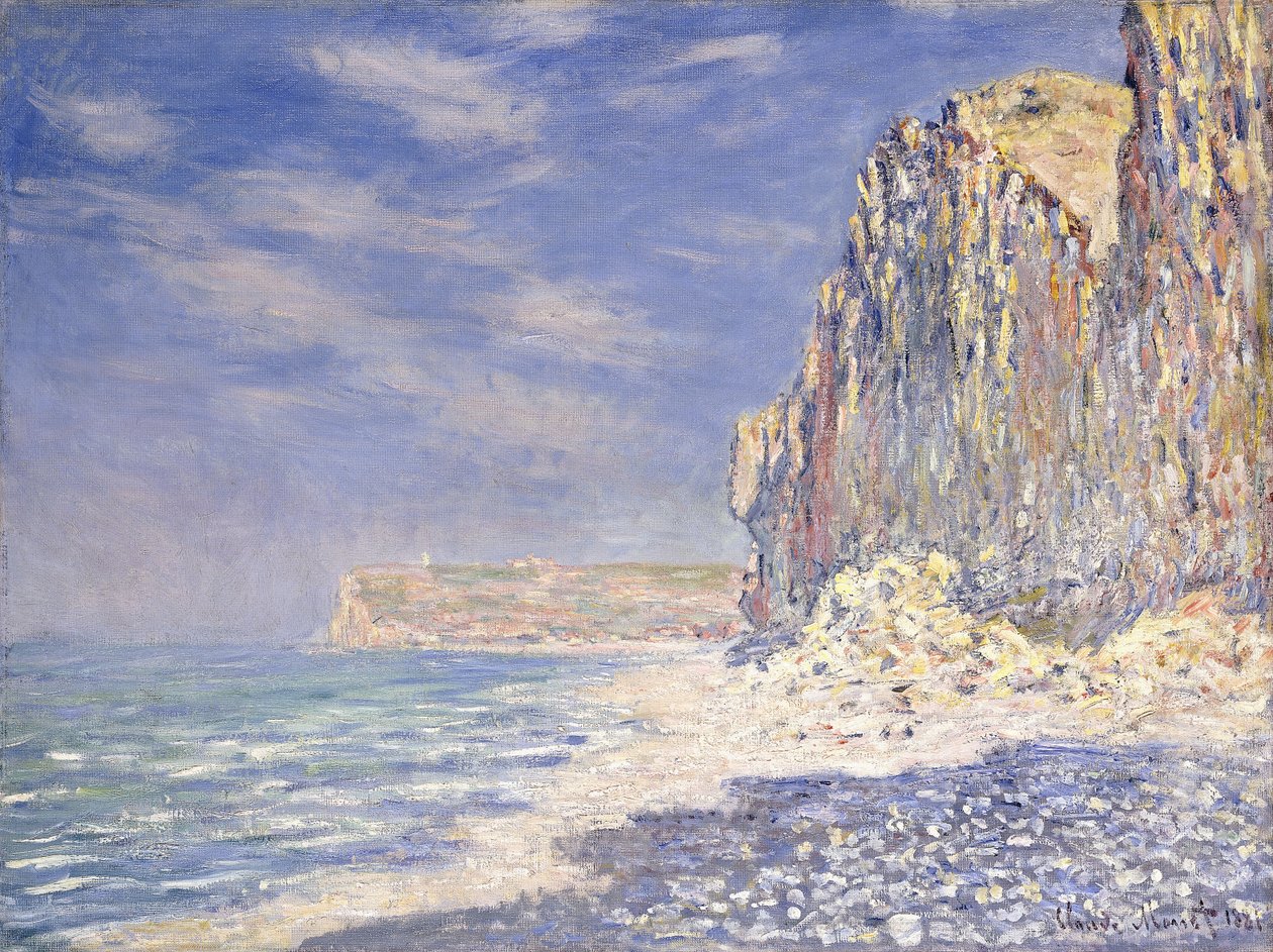 Sziklák Fecamp közelében, 1881 alkotó: Claude Monet