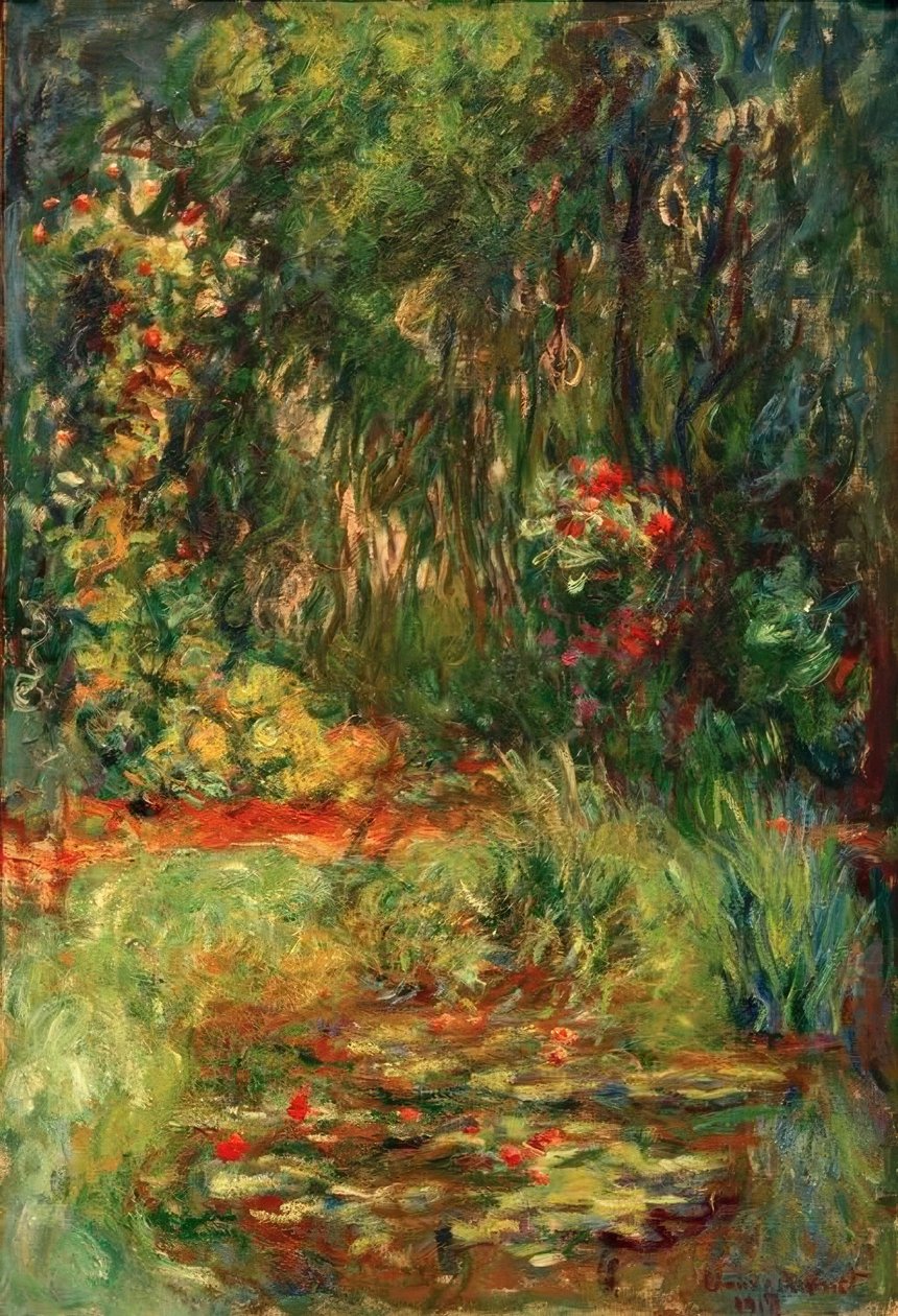 A tündérrózsa tó sarka alkotó: Claude Monet