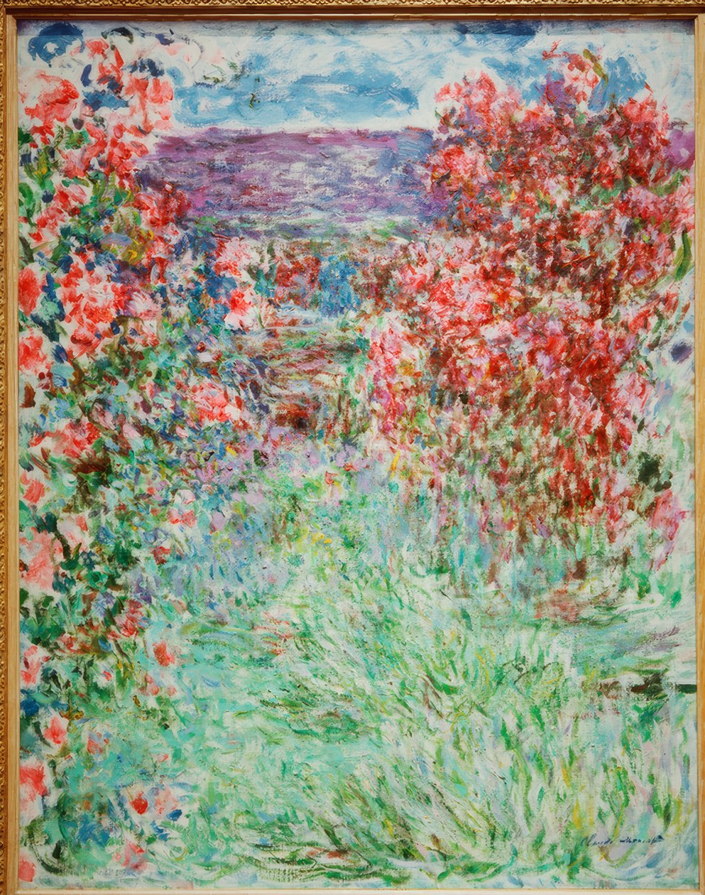 A ház a rózsák között alkotó: Claude Monet