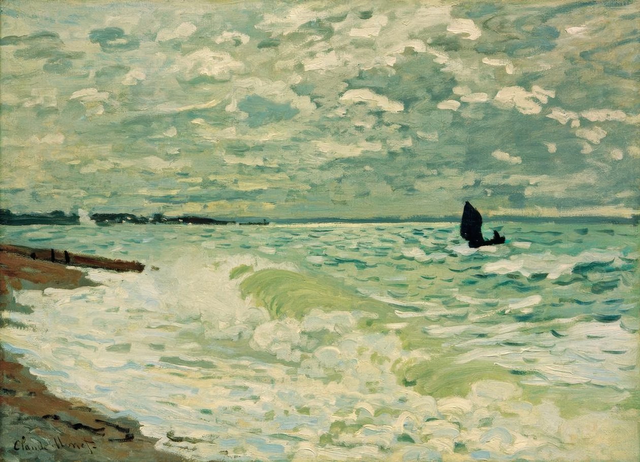 A tenger Sainte-Adresse-ben alkotó: Claude Monet