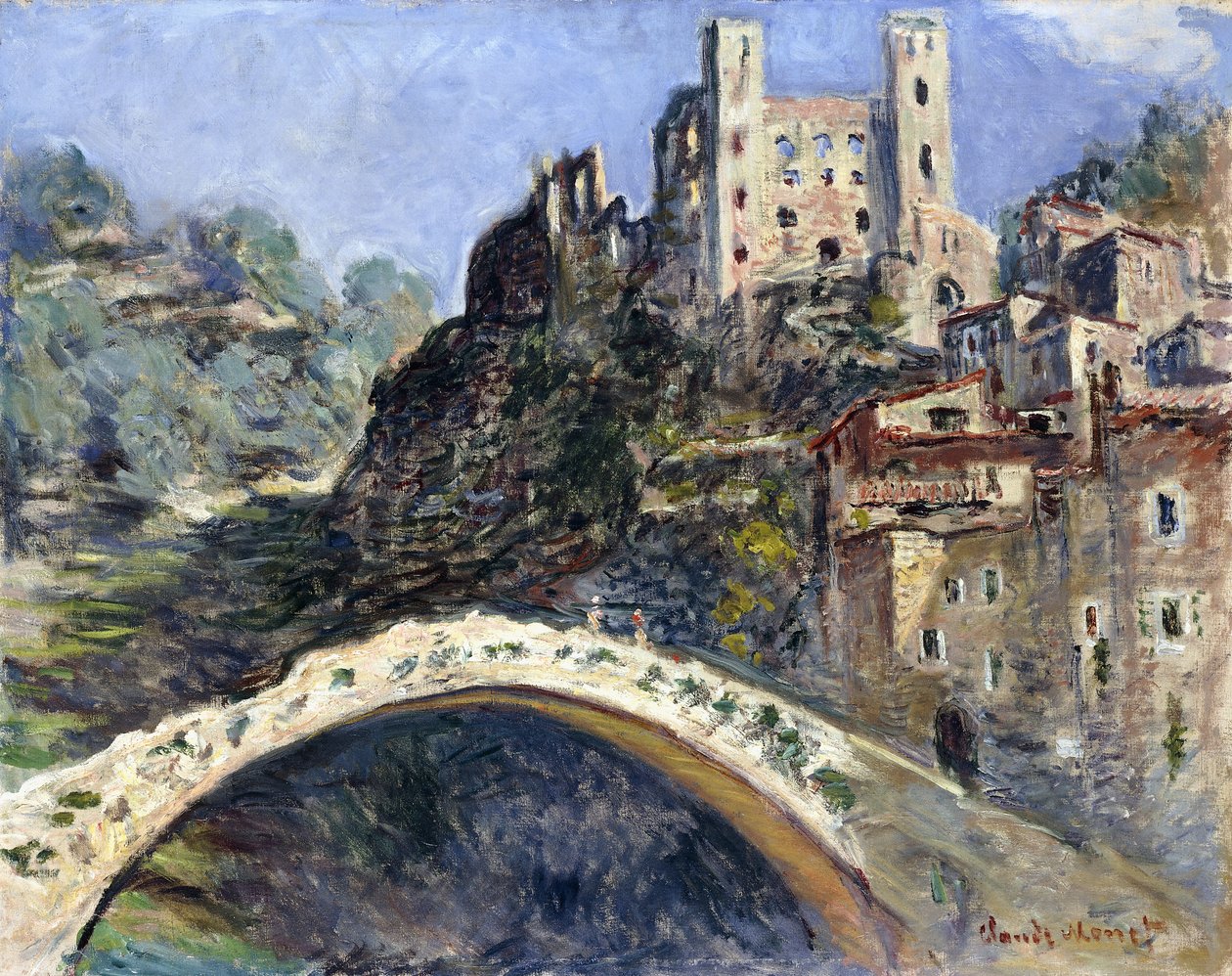 Dolceacqua, 1884 alkotó: Claude Monet
