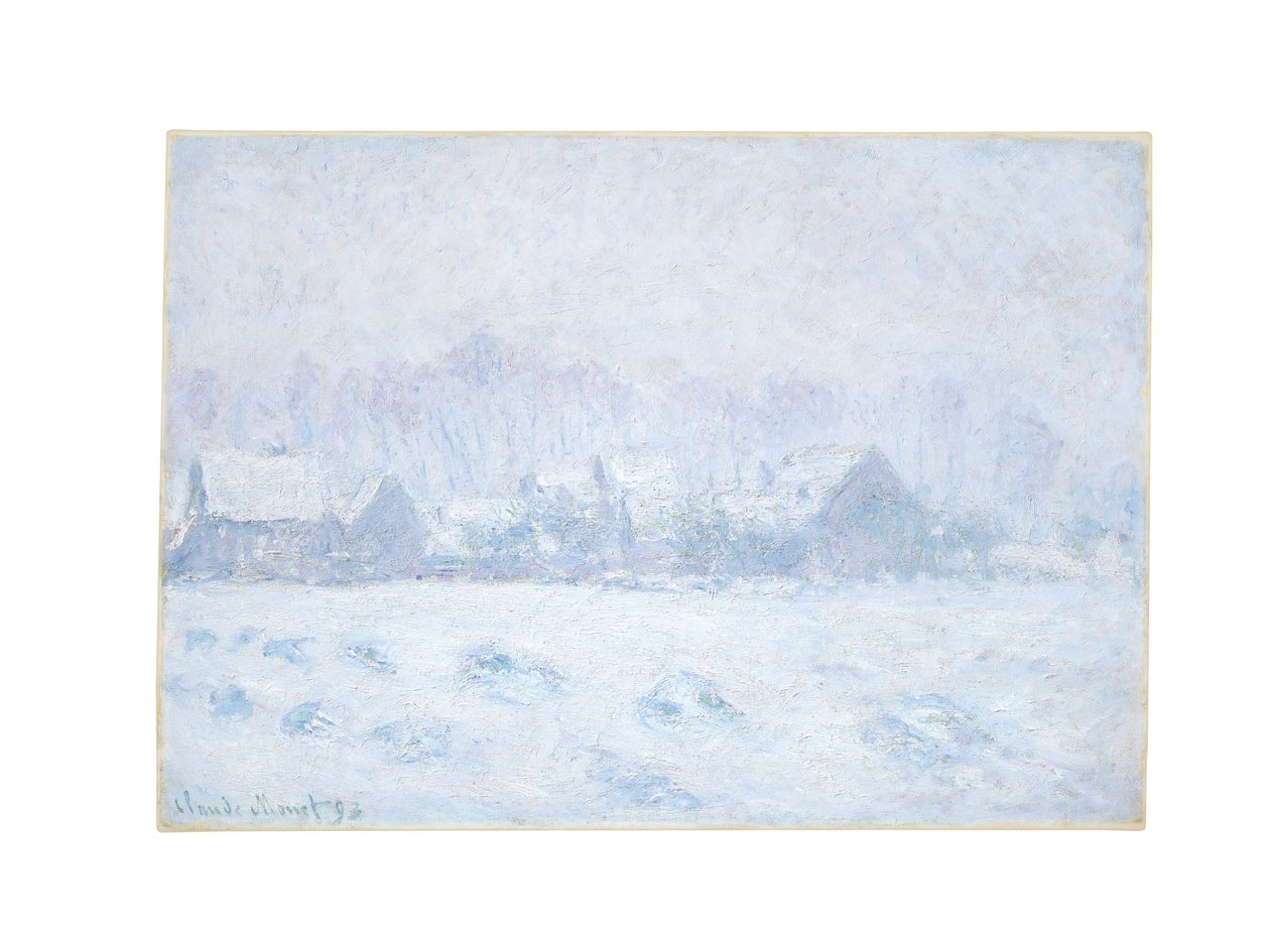 Hóhatás Givernyben, 1893 alkotó: Claude Monet