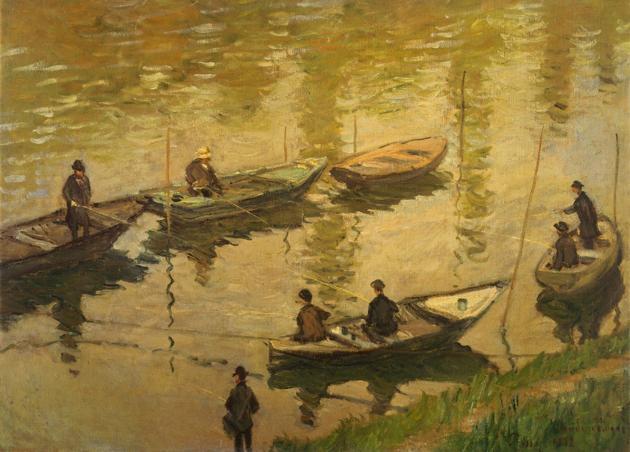 Halászok a Szajnán alkotó: Claude Monet