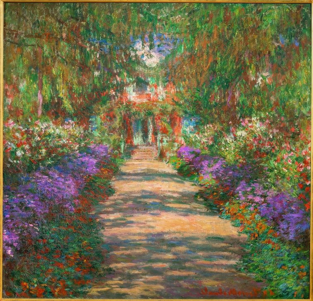 Garten Givernyben alkotó: Claude Monet