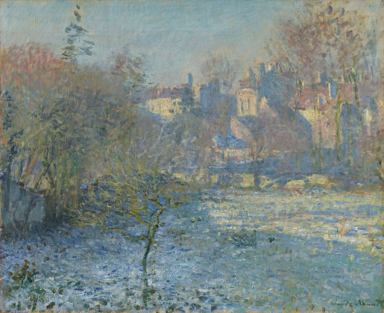 Német: Hoarfrost Frost alkotó: Claude Monet