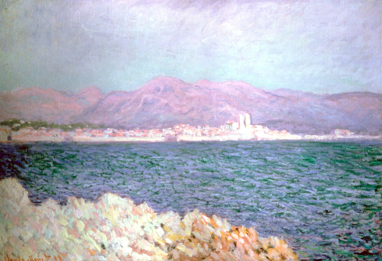 Antibes-öböl, 1888 alkotó: Claude Monet