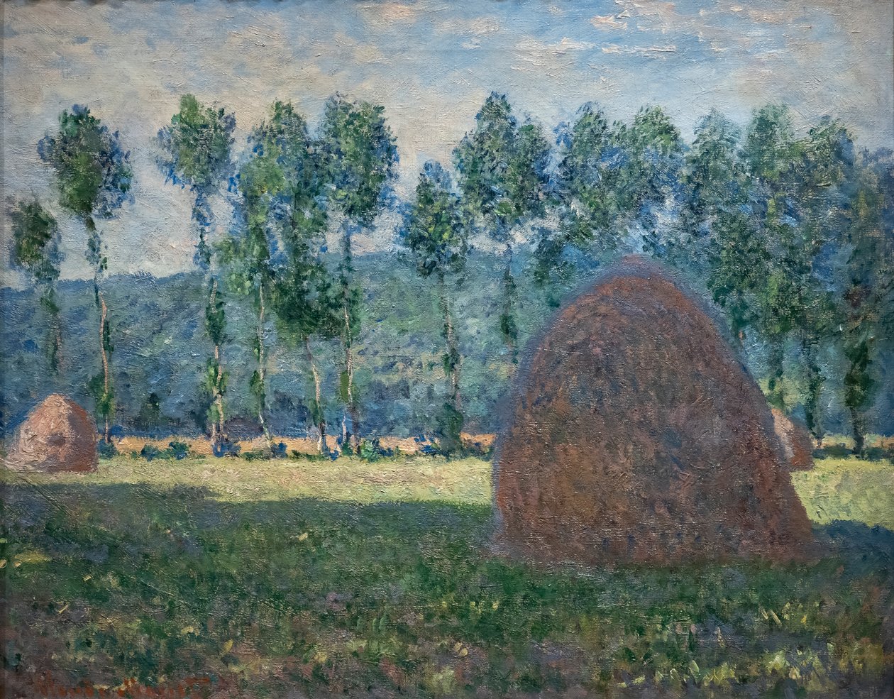 Haystack Giverny közelében alkotó: Claude Monet