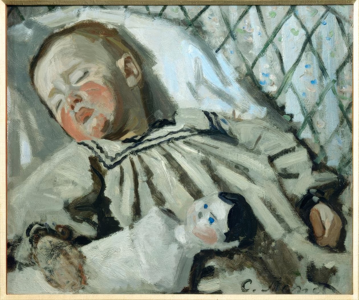 Alvó Jean Monet alkotó: Claude Monet