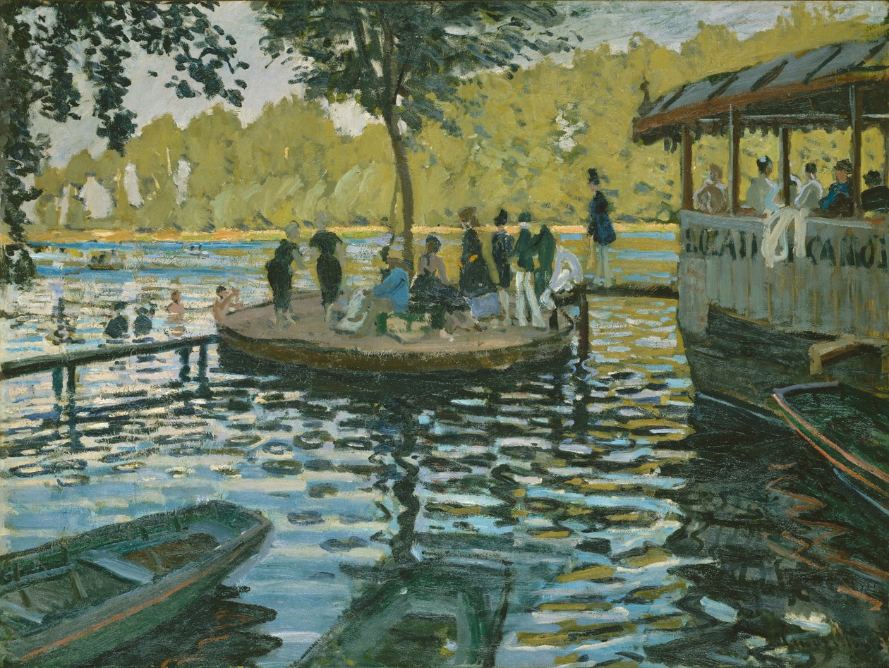 La Grenouillere alkotó: Claude Monet