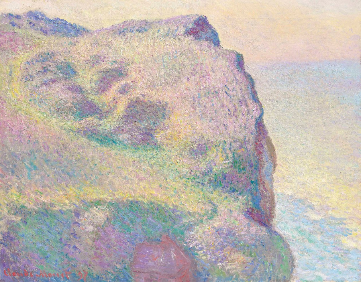 A Pointe du Petit Ailly, 1897. alkotó: Claude Monet