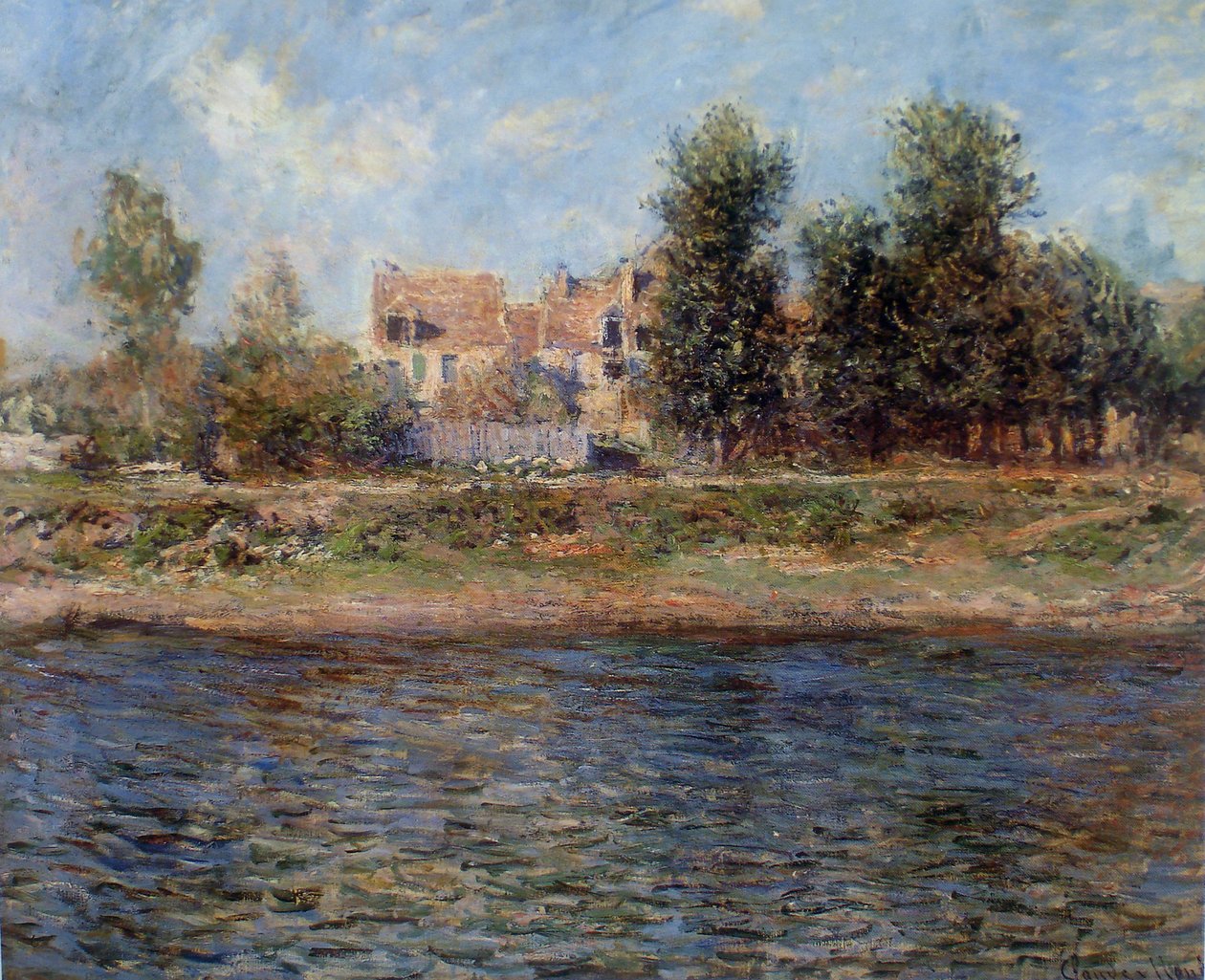 A Seine-hegy, 1880. alkotó: Claude Monet