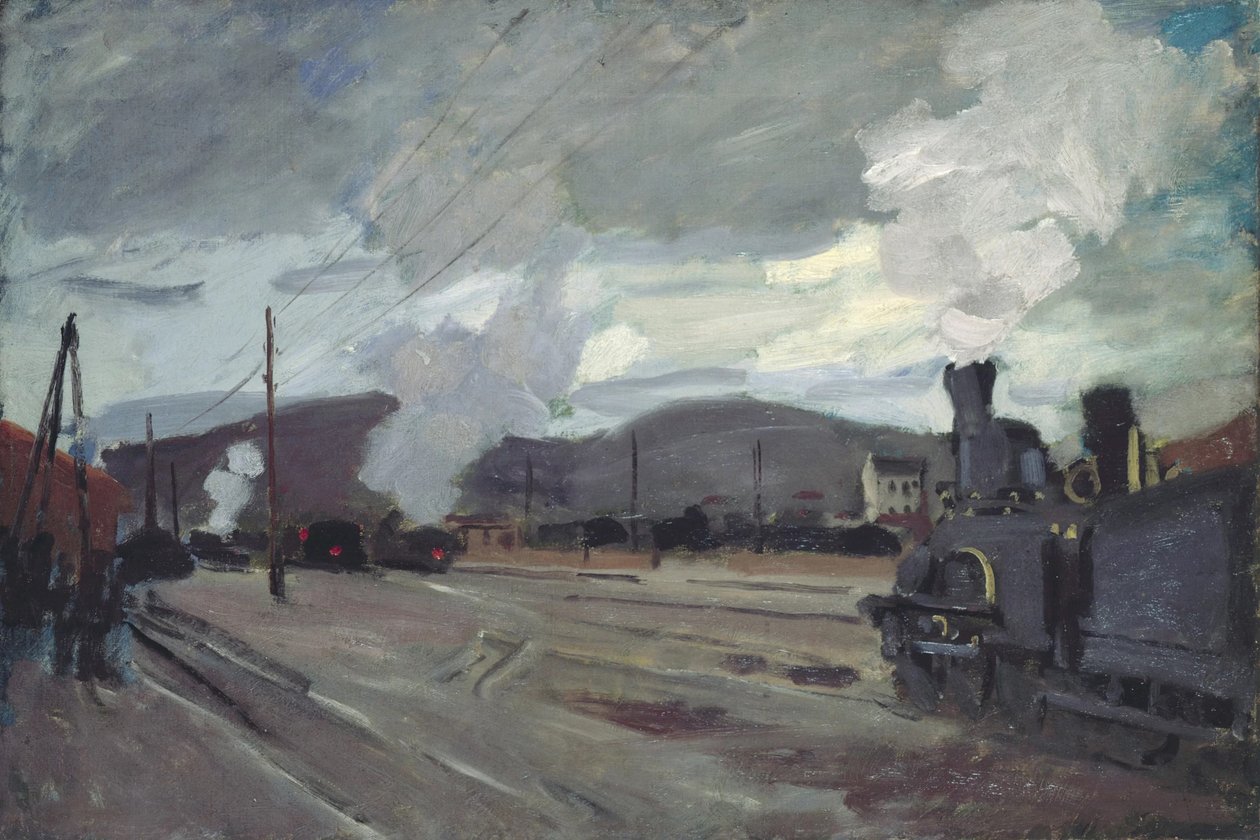 Argenteuil állomás, 1872. alkotó: Claude Monet