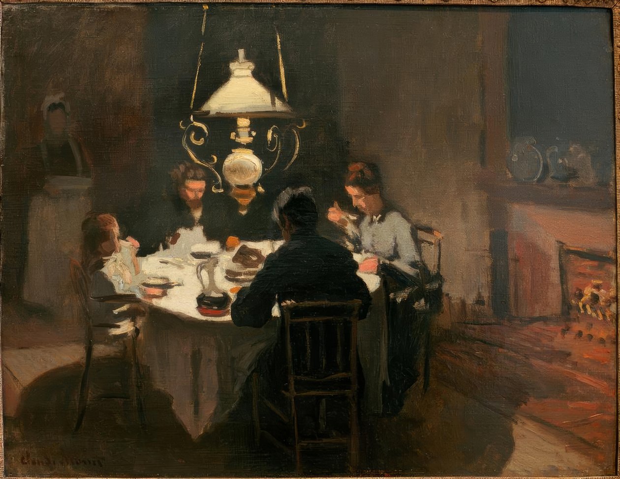 Le Dîner (A vacsora) alkotó: Claude Monet