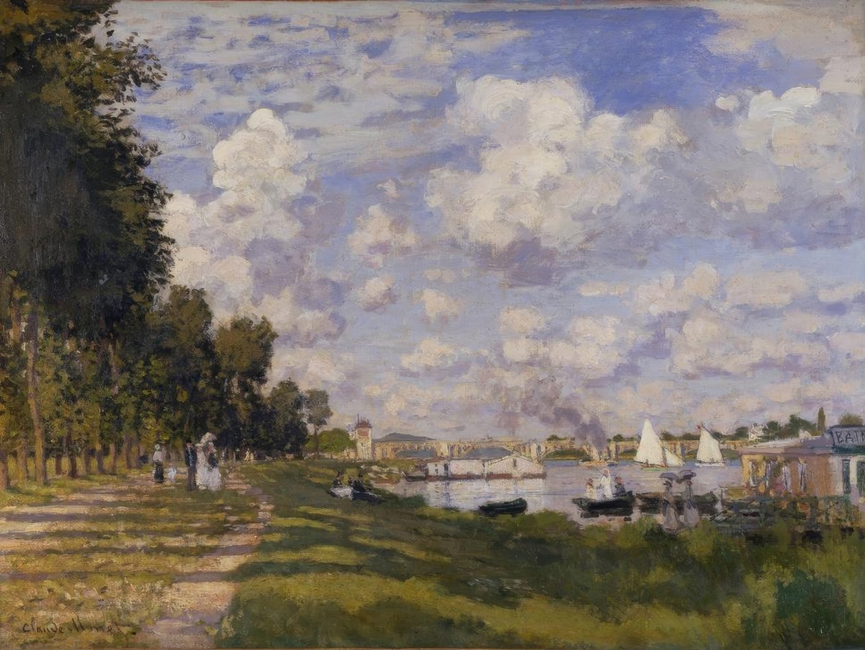 Az Argenteuil-medence alkotó: Claude Monet