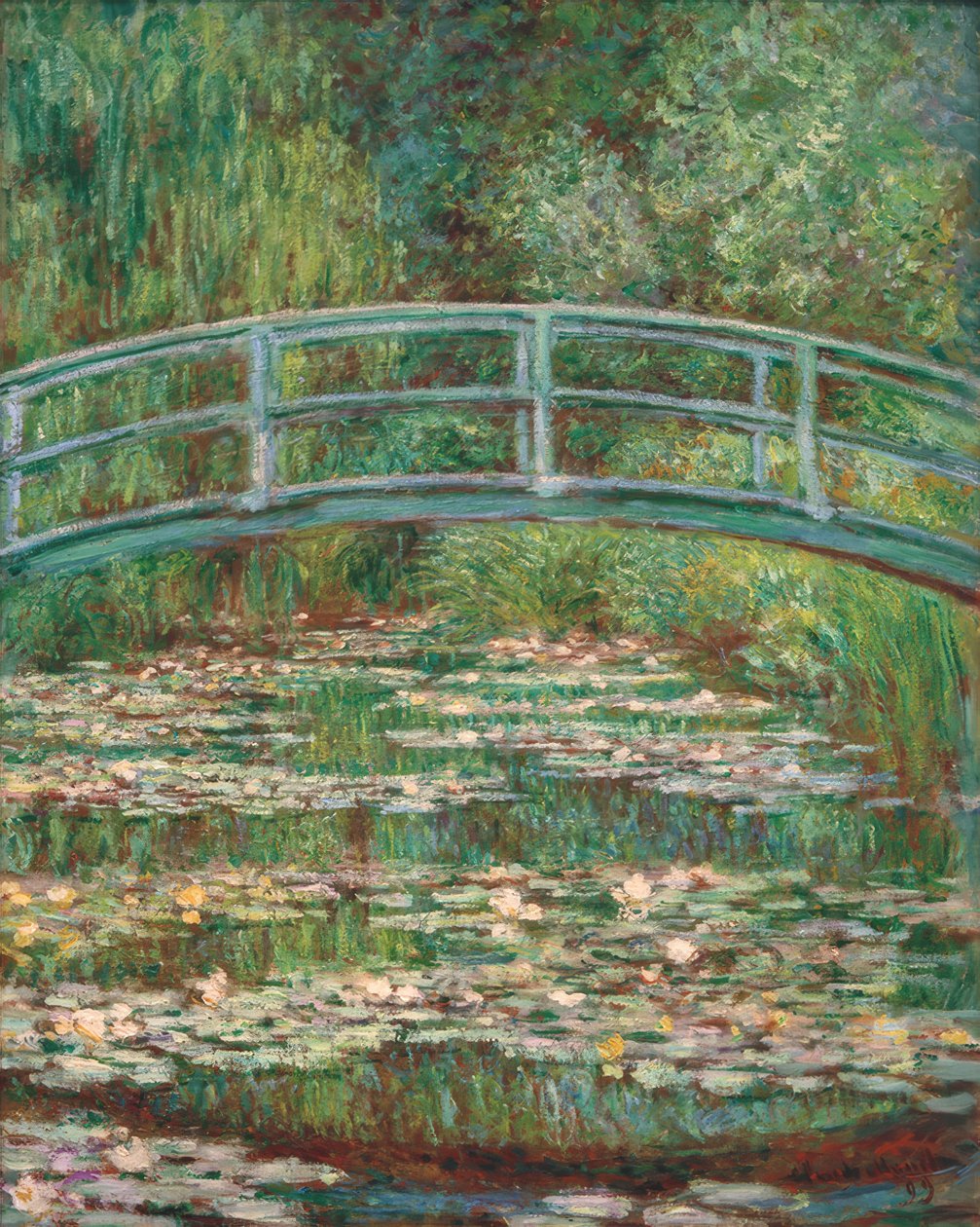 A tavirózsa tó alkotó: Claude Monet