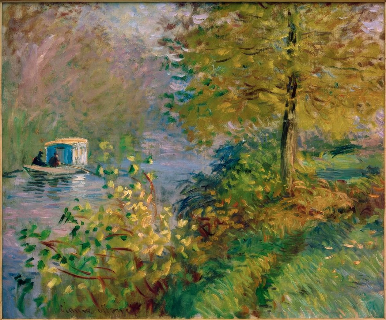 A műhelyhajó alkotó: Claude Monet