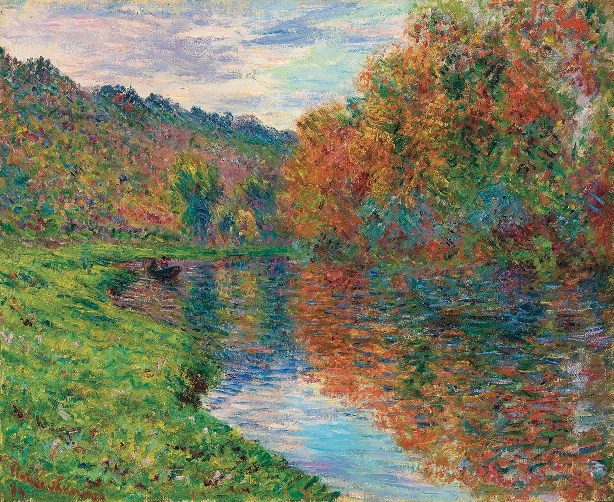 Jeufosse karja, 1884. ősz. alkotó: Claude Monet