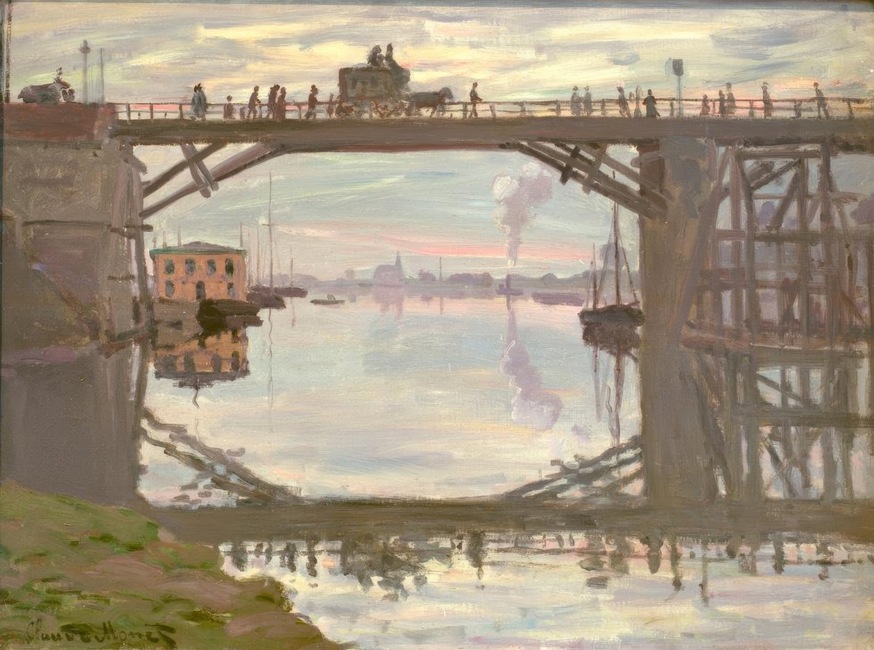 A fahíd (Die Holzbrücke) alkotó: Claude Monet