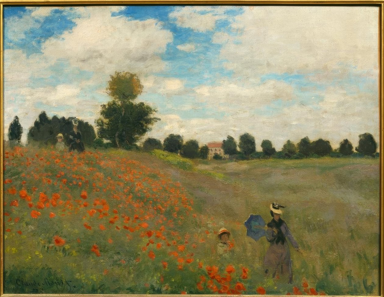 Pipacsok Argenteuilban alkotó: Claude Monet