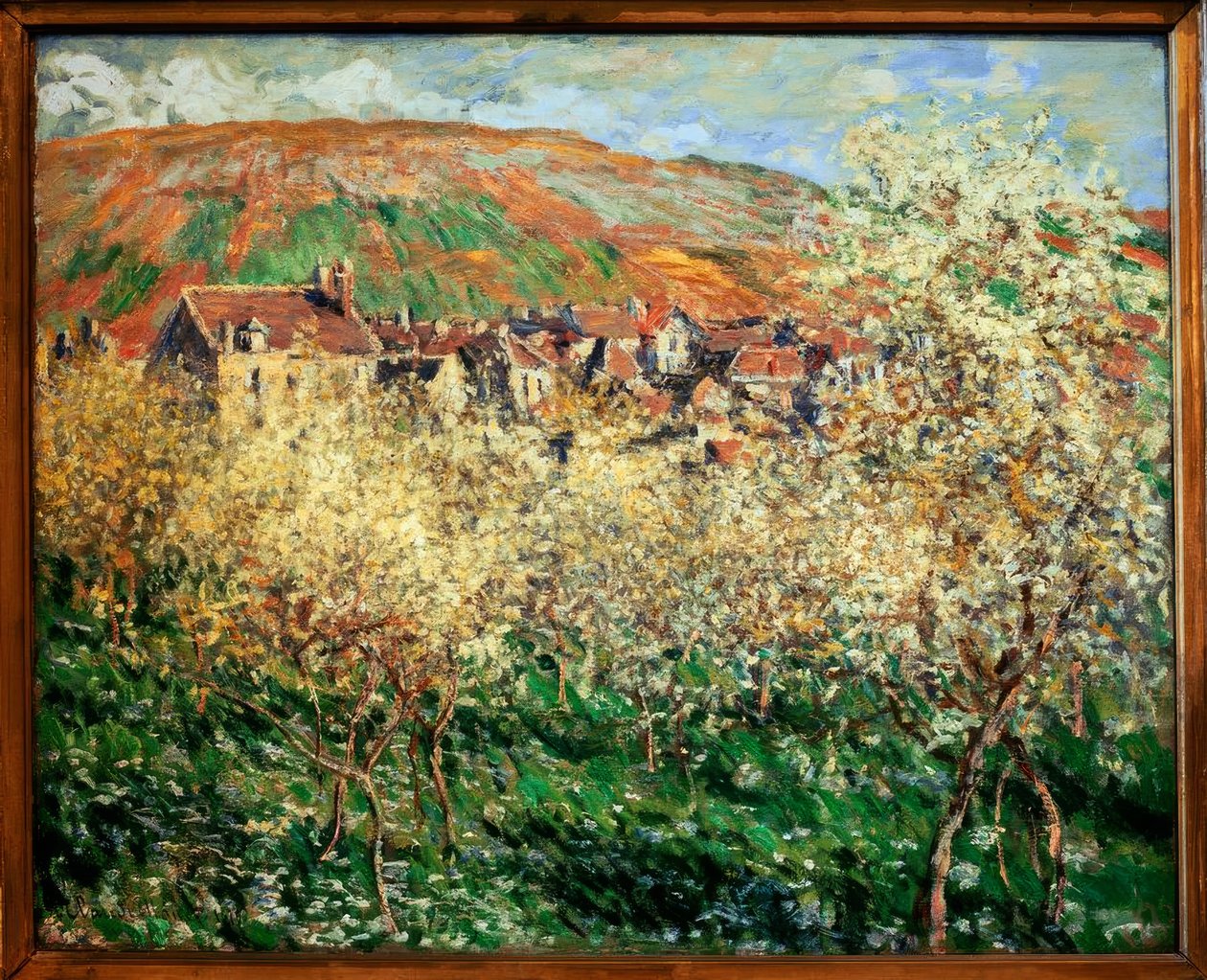 Les Pruniers en Fleurs à Vetheuil (Blooming Zwetschgenbäume alkotó: Claude Monet