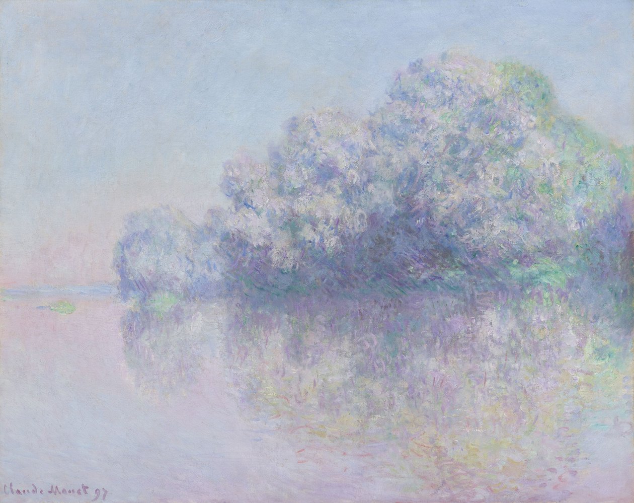Csalán-sziget, 1897. alkotó: Claude Monet
