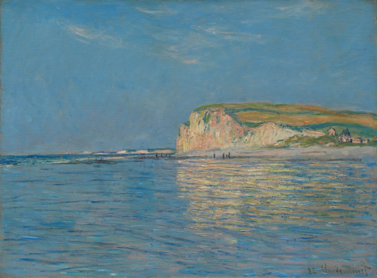 Apály Pourville-ben, Dieppe közelében, 1882 alkotó: Claude Monet