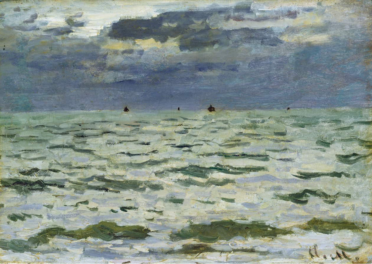 Haditengerészet, Le Havre, 1866 körül. alkotó: Claude Monet